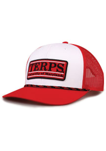 Maryland Terrapins Bar Patch Adjustable Hat - White