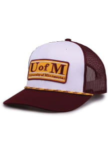 Minnesota Golden Gophers Bar Patch Adjustable Hat - White