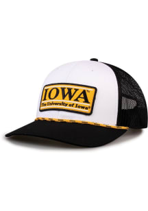 Iowa Hawkeyes Rope Trucker Adjustable Hat - White