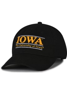 Iowa Hawkeyes Script Team Color Bar Adjustable Hat - Black