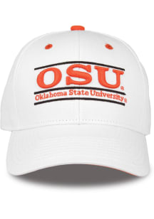 Oklahoma State Cowboys The Bar Cap Adjustable Hat - White
