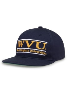 West Virginia Mountaineers Blue Retro Bar TC Mens Snapback Hat