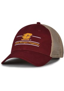 Central Michigan Chippewas Bar Trucker Adjustable Hat - Maroon