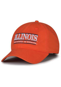 Illinois Fighting Illini Team Color Bar Adjustable Hat - Orange