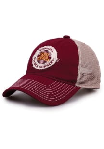 Minnesota Golden Gophers Circle Trucker Adjustable Hat - Maroon