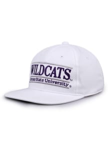 K-State Wildcats White Retro Bar Mens Snapback Hat
