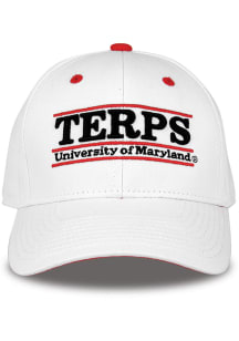 Maryland Terrapins Retro Bar Adjustable Hat - White