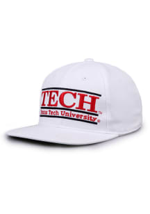 Texas Tech Red Raiders White Retro Bar Mens Snapback Hat