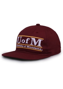 Minnesota Golden Gophers Maroon Retro Bar Mens Snapback Hat