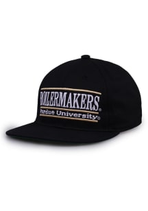 Purdue Boilermakers Black Retro Bar Mens Snapback Hat