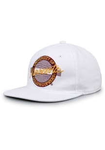 Minnesota Golden Gophers White Retro Circle Mens Snapback Hat