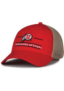 Utah Utes Split Bar Trucker Adjustable Hat - Red