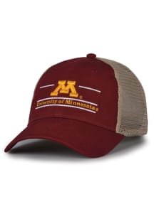 Minnesota Golden Gophers Split Bar Trucker Adjustable Hat - Maroon