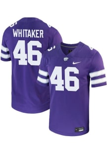 Darien Whitaker  Nike K-State Wildcats Purple Football NIL Game Football Jersey