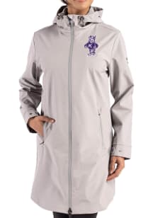 Cutter and Buck K-State Wildcats Womens Grey Camano Light Weight Jacket