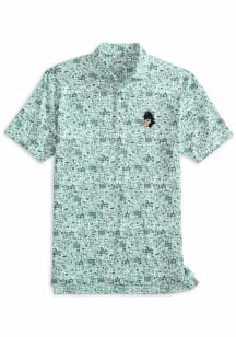 Johnnie O Michigan State Spartans Mens Green Tailgater Vault Short Sleeve Fashion Polo