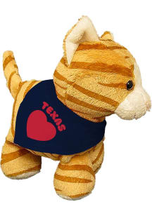 Texas Heart Tabby 6" Plush - Ash