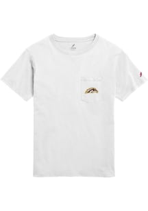 Western Michigan Broncos White All American Pocket Double Hit Short Sleeve T Shirt