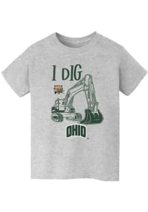 Vive La Fete Ohio Bobcats Youth Grey Excavator Short Sleeve T-Shirt