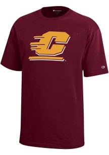Champion Central Michigan Chippewas Youth Maroon Core Short Sleeve T-Shirt