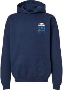 Something Inked Big Ten Youth Navy Blue 2026 Big Ten Baseball Tournament Stadium Long Sleeve Hoodi..