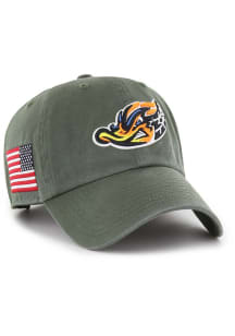 47 Akron RubberDucks Heritage Clean Up Adjustable Hat - Olive