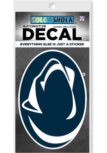 Penn State Nittany Lions Mascot Auto Decal - Navy Blue