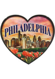Philadelphia 2D Wooden Magnet