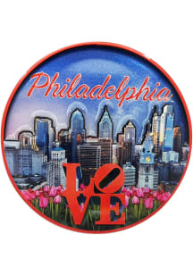 Philadelphia 2D Wooden Magnet