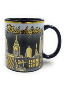 Philadelphia 11oz Skyline Ceramic Mug - Black