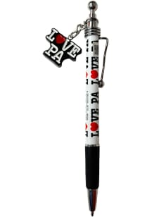 Pennsylvania Dangle Pen - White