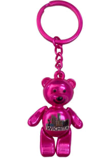 Wichita Bear Keychain - Pink