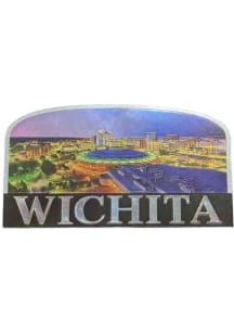 Wichita Skyline Foil Magnet