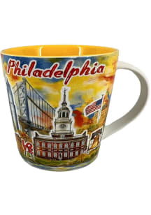 Philadelphia 16oz Yellow Ceramic Mug - Yellow