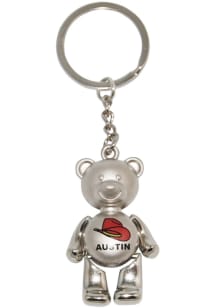 Austin Cowboy Hat Bear Keychain