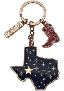 Texas State Shape Keychain