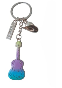 Texas Guitar Keychain
