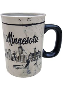 Minnesota Skyline 20 oz Ceramic Mug - White