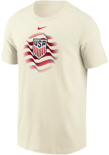 Nike USMNT White Flag Short Sleeve T Shirt