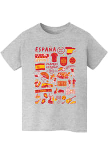 Vive La Fete Spain National Team Youth Ash Ian Short Sleeve T-Shirt