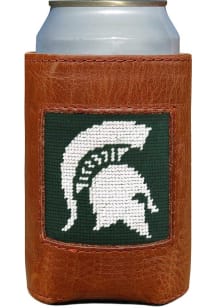 Michigan State Spartans Needlepoint Can Cooler Coolie - Green