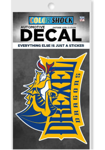 Drexel Dragons Team Logo Auto Decal - Blue