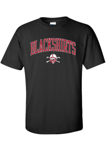 Summit Sportswear Nebraska Cornhuskers Black Football Black Shirts Arch Mascot Short Sleeve T Shir..