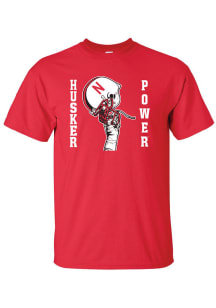 Summit Sportswear Nebraska Cornhuskers Red Football Husker Power Short Sleeve T Shirt
