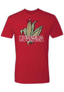 Summit Sportswear Nebraska Cornhuskers Red Corn Short Sleeve T Shirt