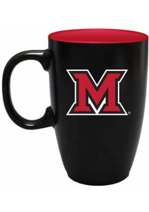 Miami RedHawks 22oz Latte Ceramic Mug - Red