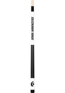 Iowa Hawkeyes White Laser Pool Cue