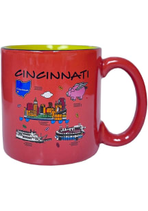 Cincinnati Orange 20 oz Ceramic Mug - Orange