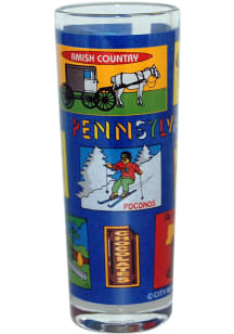 Pennsylvania State Icons Shot Glass