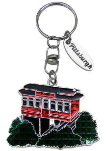 Pittsburgh Local Inspired Keychain - Red